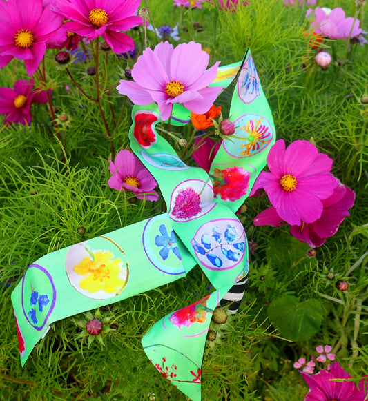 Wildflowers - apple green