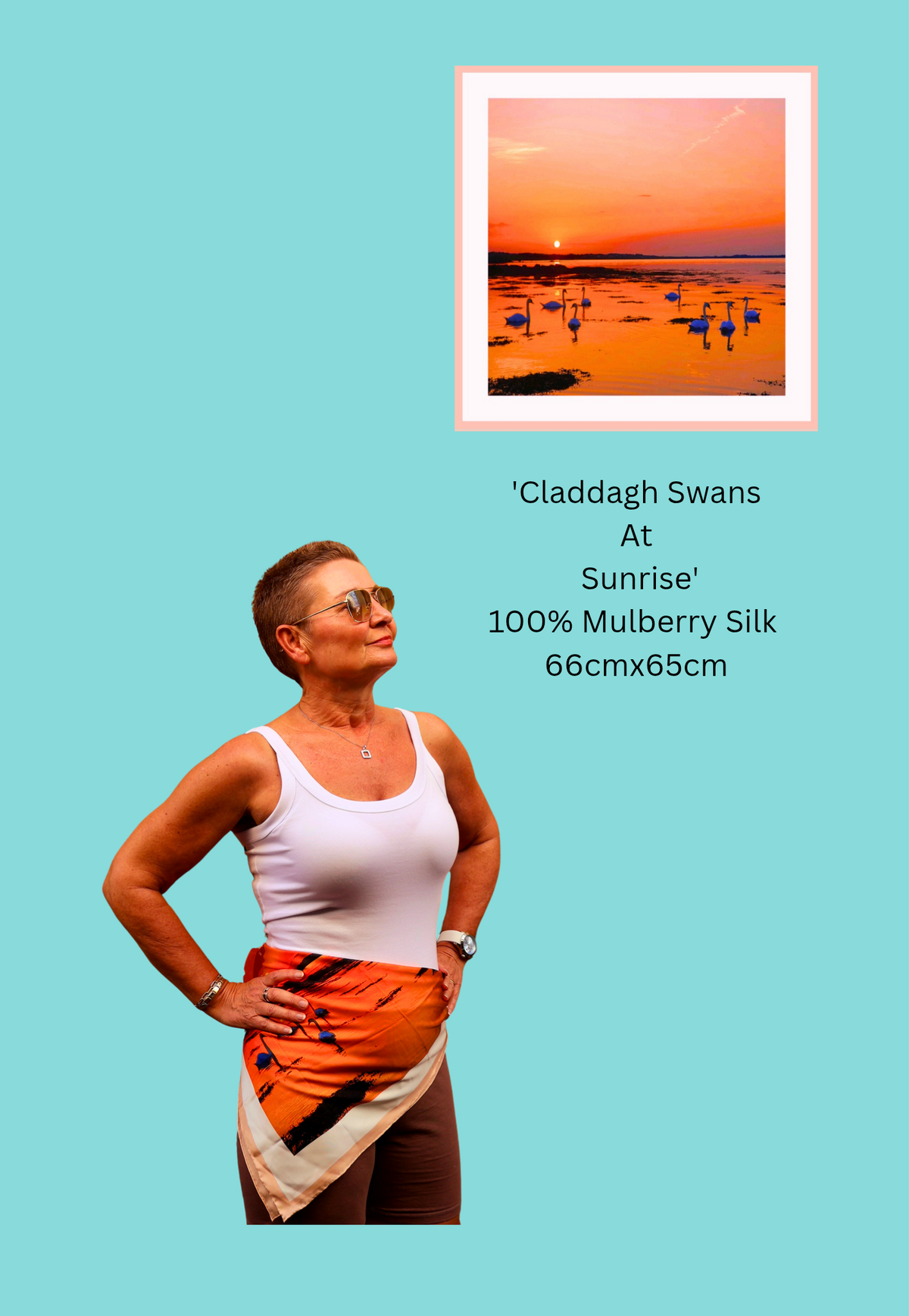 Claddagh Swans at Sunrise